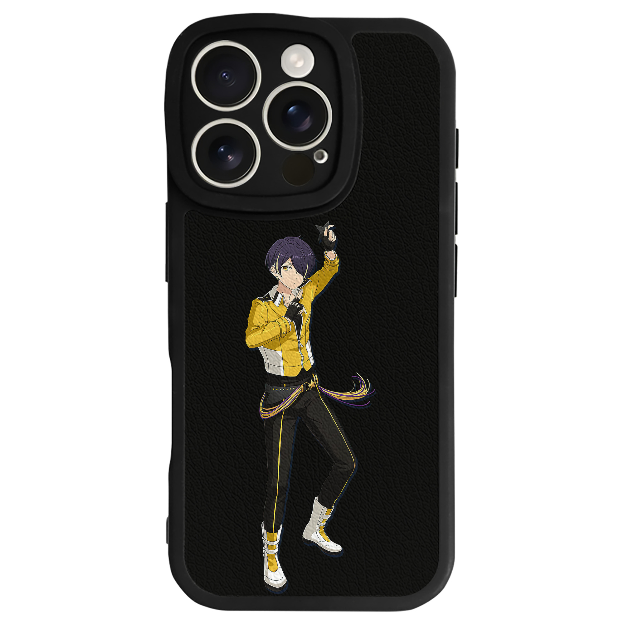 （画像用） あんさんぶるスターズ! Ensemble Stars 【iPhone 16シリーズ対応】シリコンスマホケース（レザー調） 材質：シリコン
